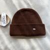 New Wool Solid Color Knitted Wool Hat Women's Autumn and Winter Thickened Warm Face Small Bag Head Cold Hat