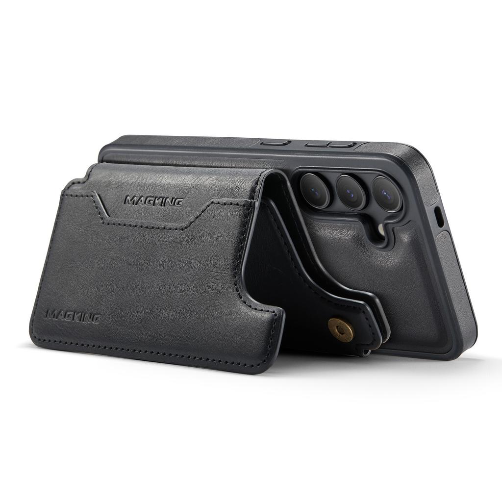 MAGKING K3 Series For Samsung Galaxy S26 / S26 Pro Magnetic Case Detachable Wallet PC + TPU + PU Phone Cover