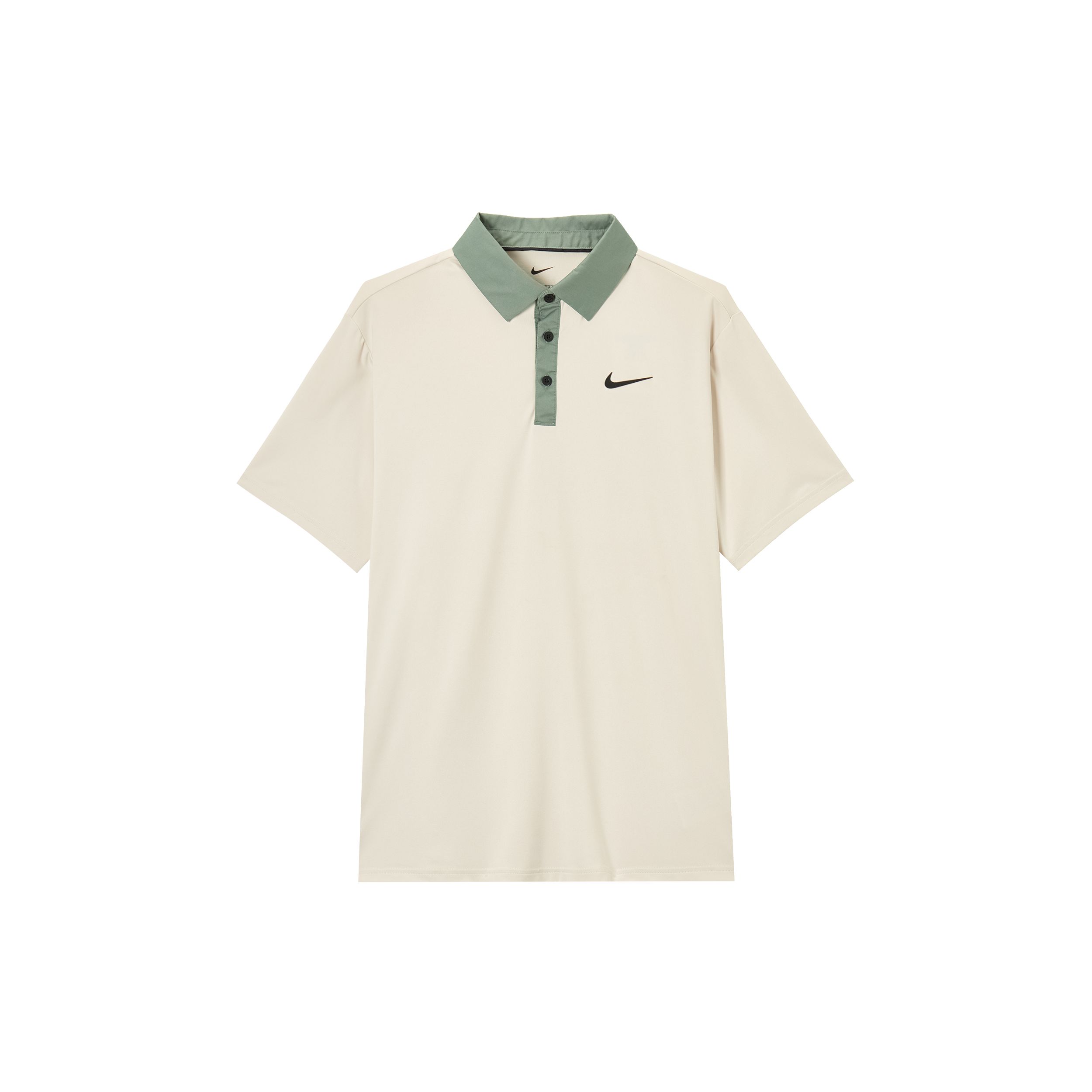 Nike Men's White Dri-Fit Swoosh Tour Fashion Versatile Comfortable Short Sleeve Polo Shirt Polo Shirts Off- Fz7502-104 Cm