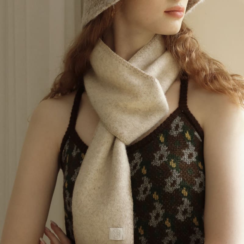 Marchen Day soft angora muffler_4color