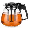 Caffettiera e teiera con pistone in vetro 350 ml