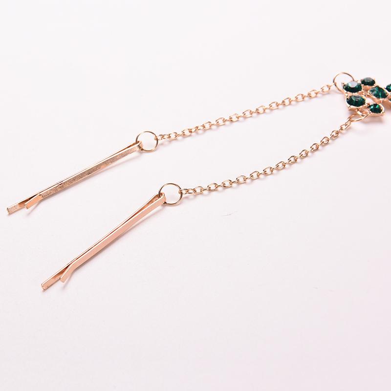 Frauen Haar Clip Perlen Blume Tropfen Haar Pins Stirn Schmuck Haar Clip Haarnadeln