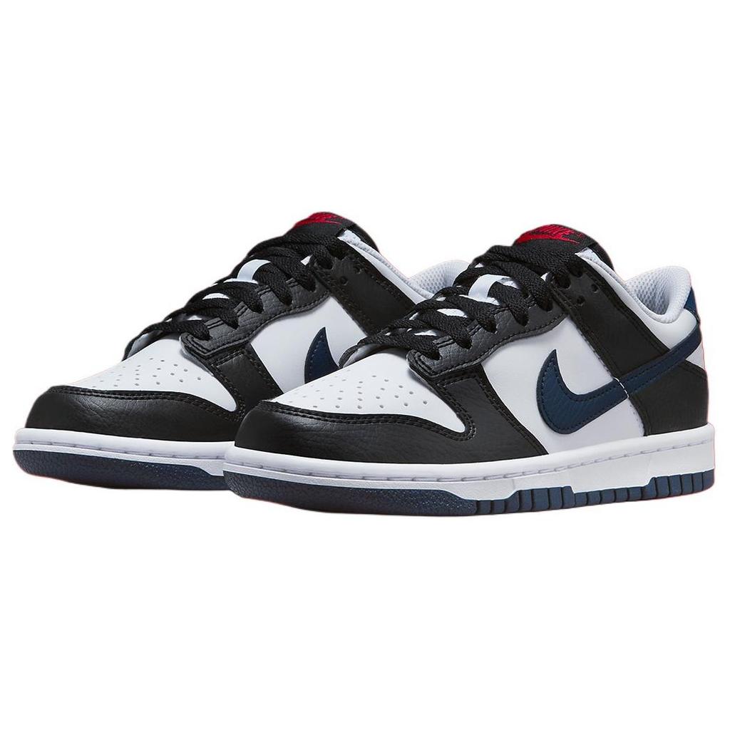New Nike Dunk Low Black White Midnight Navy GS HJ9202-001