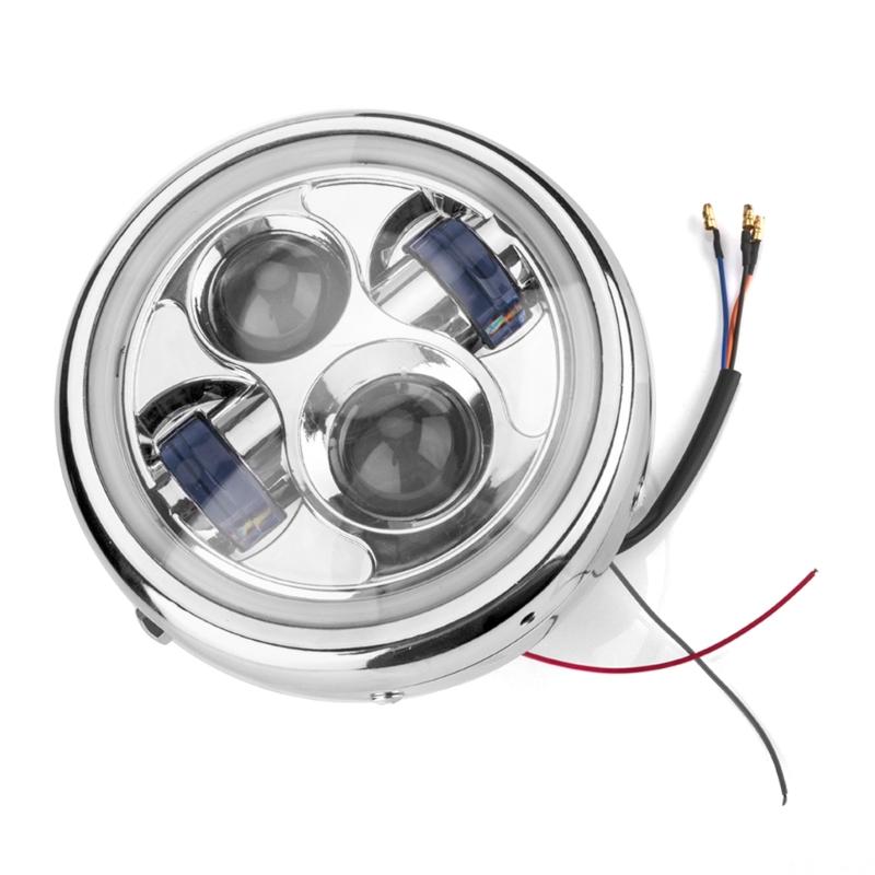 Universal Motorcycle Modification LED Headlight Driving Light 6.5inch Spotlight
