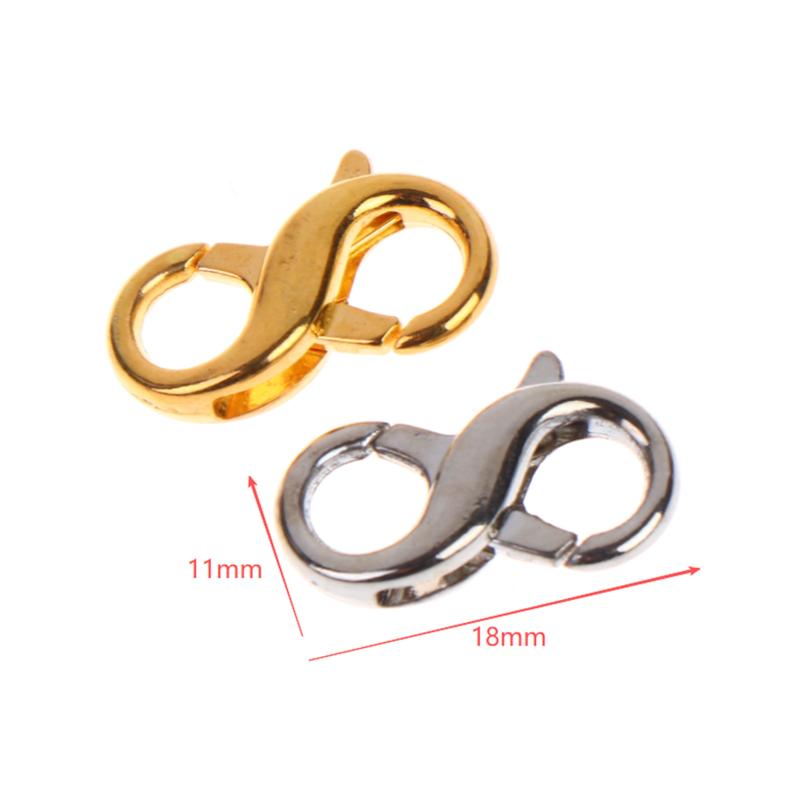 Keyring Figure Eight Lobster Clasp for Jewelry DIY Metal Durable Connectors Accessories for Making Gifts