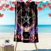 Mystical Starry Enchantment Print Beach Towel, Quick Drying, Suitable for Travel, Outdoor Sports, Jogging, the Beach and Swimming, Gift