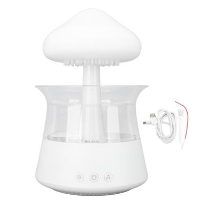 Regenwolken-Luftbefeuchter, Wassertropf-300-ml-Pilzregen-Diffusor mit 7 Farben zum Entspannen beim Schlafen