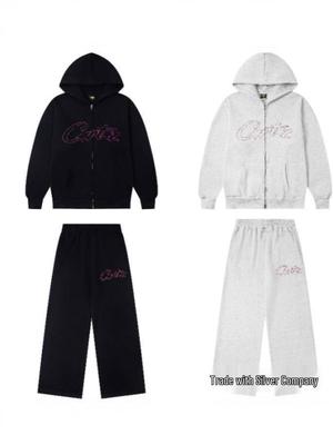 Alcatraz Logo Zipper Hooded Sweatshirt - Unisex Trendy Brand Collection with Ship Print
