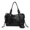 Leather Retro Shoulder Bag for Women with Pockets Shoulder Handbag Top Handle Bag Shopper Bag for Daily Use