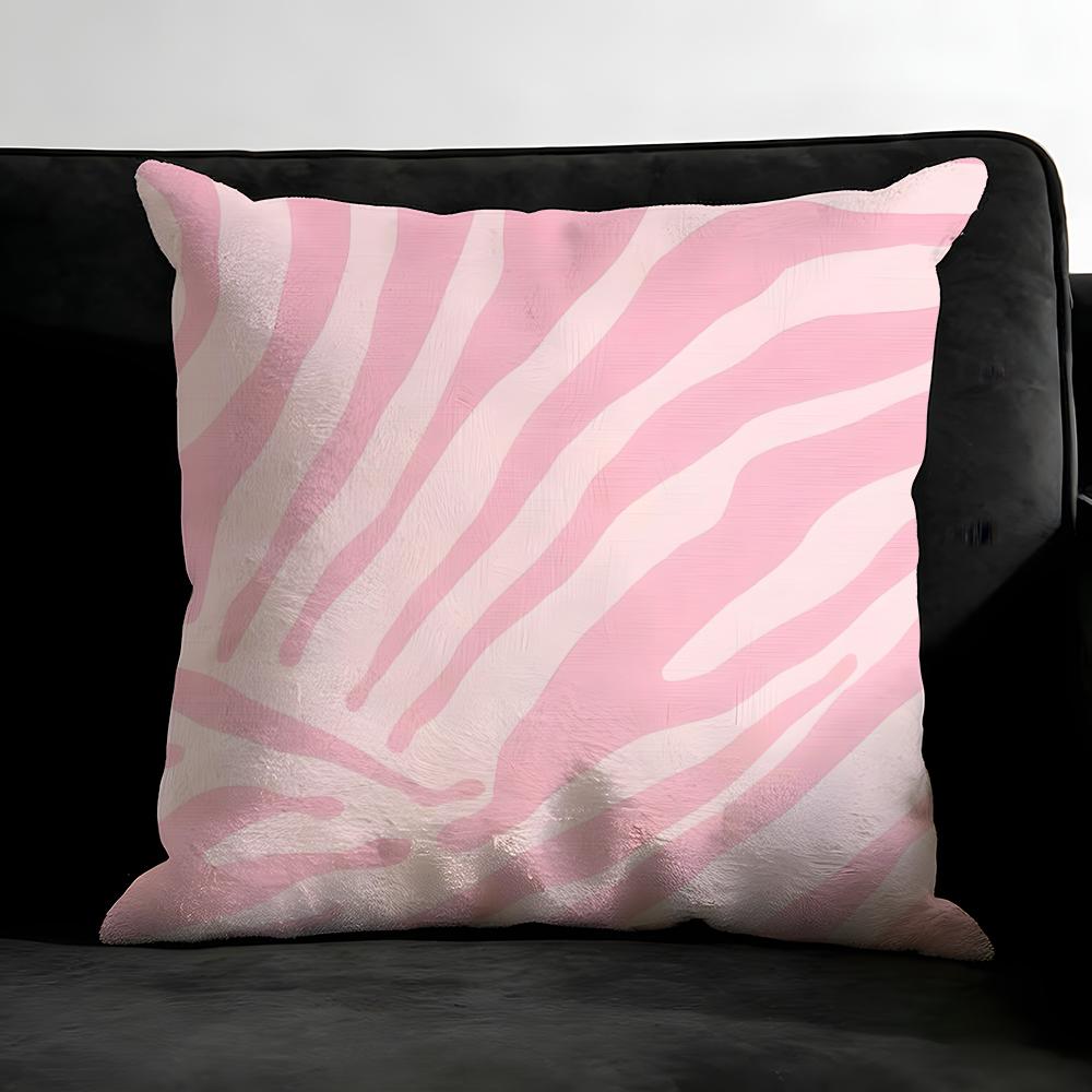 Zebra Pattern Fashion Cushion Cover Pillowcase Ultra Soft Skin Friendly Fabric Cloud Like Comfort & Concealed Zipper