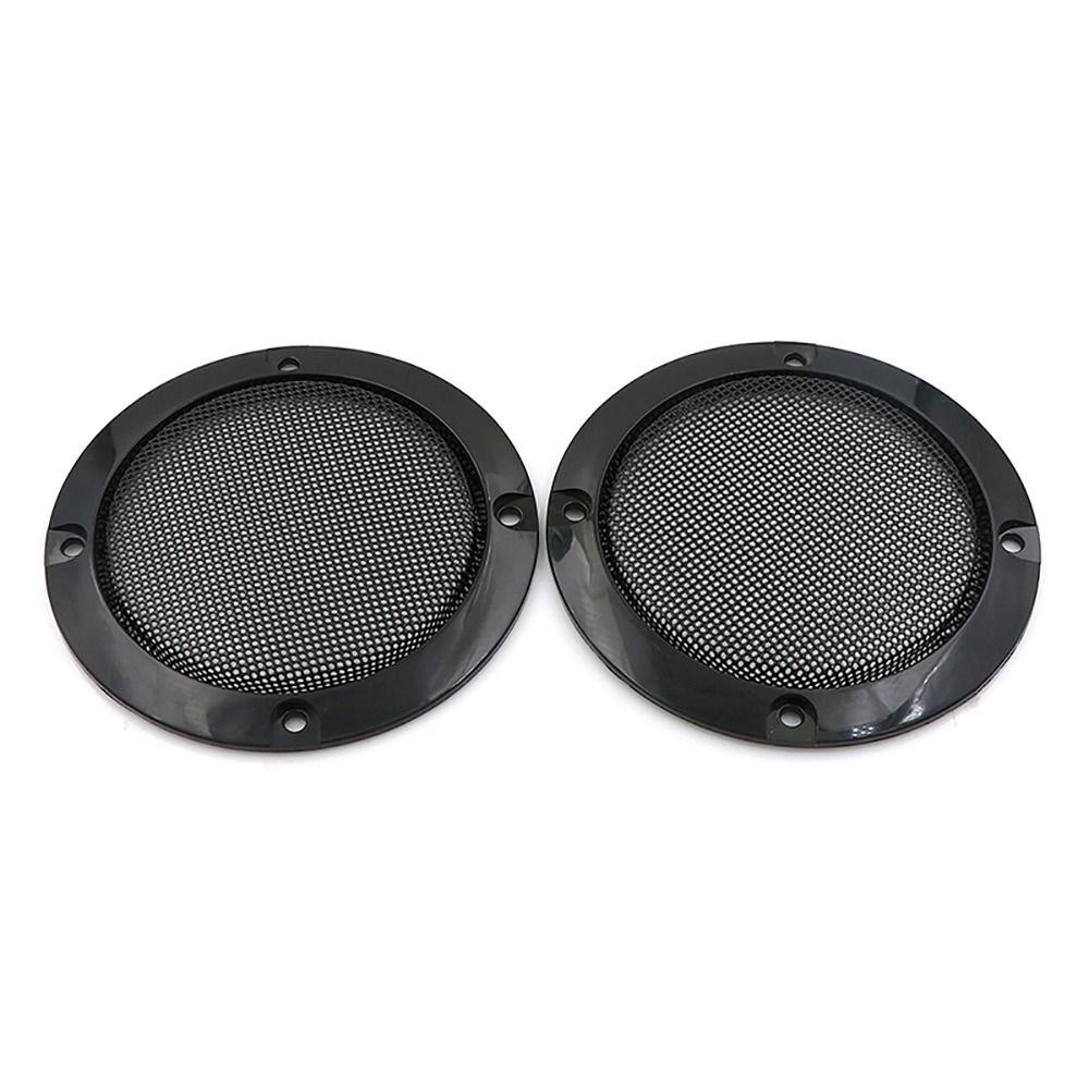 2Pcs Black Gold Silver Speaker Protective Grill Speaker Protective Accessory