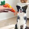 Tough Dog Toys for Aggressive Chewers with Squeaky, Indestructible Carrot-Shaped Dog Chew Toys for Medium and Large Breeds To Keep Them Busy
