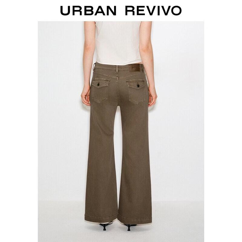 UR Women's Retro Flared Lyocell Denim Jeans
