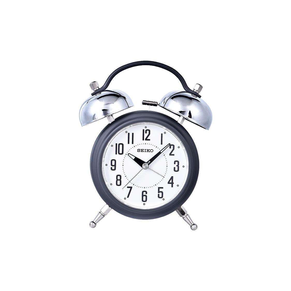 SEIKO Quartz Movement Plastic Alarm Clock Unisex White QHK051N QHK051N QHK051N