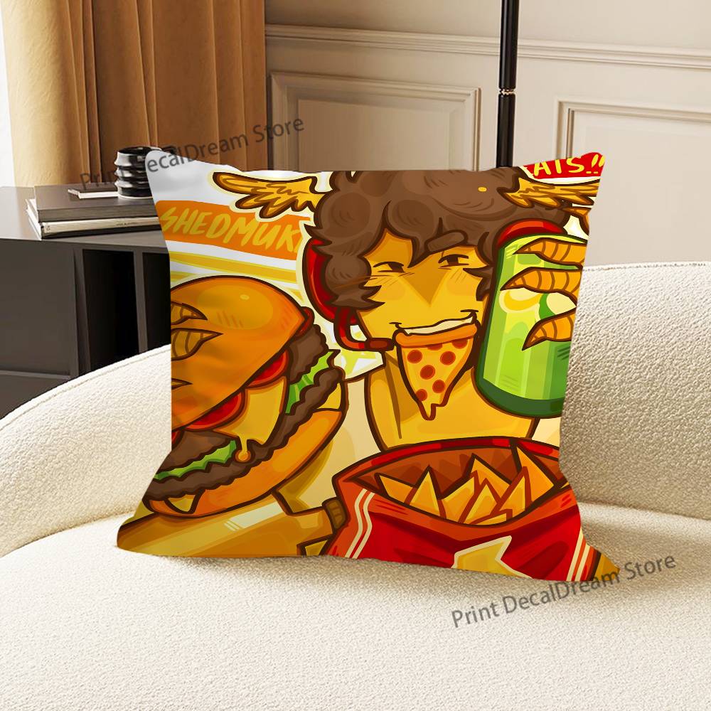 Shedletsky Fanart Pillow Case Ultra Soft Skin Friendly Fabric Cloud Like Comfort & Concealed Zipper