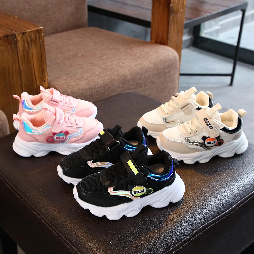 

Детская спортивная обувь из сетчатой ​​ткани в стиле пэчворк с рисунком медведя для маленьких девочек и мальчиков