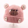 Wind Proof Baby Hat Soft Knit Pullover Hat Cute Toddler Cap  Daily