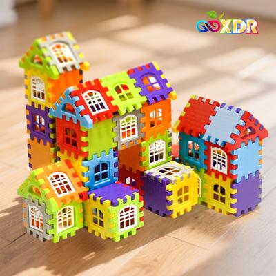 Deti Stavebnice Stavebné kocky Simulácia Dizajn okien Farebné Detské puzzle Hračky DIY Dizajnérska Stavebnica Darčeky