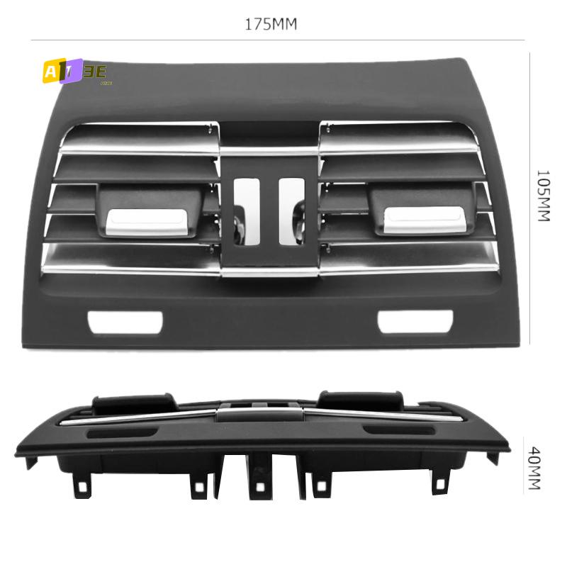 A03E-Car Rear Center Console Vent Panel Outlet Grille Cover Fresh AC Air Vent Grille Cover For BMW F01 F02 750I 750Li 2009-2015