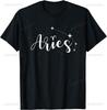 Aries Zodiac Sign Horoscope Astrology Symbol Tshirt Streetwear Clothing Custom Printed Graphic T Shirts T Shirt For Unisex