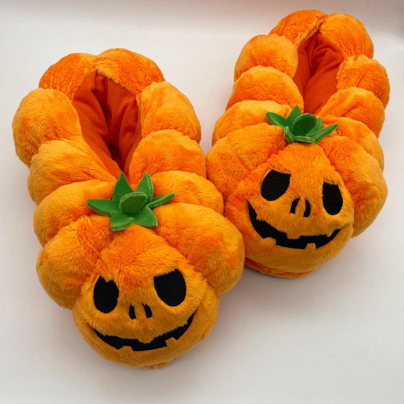 TreasuringU Happy Halloween Skull Plush Toys Kawaii Ghost Pillow Pumpkin Shoulder Bags Horror Skull Fluffy Dolls
