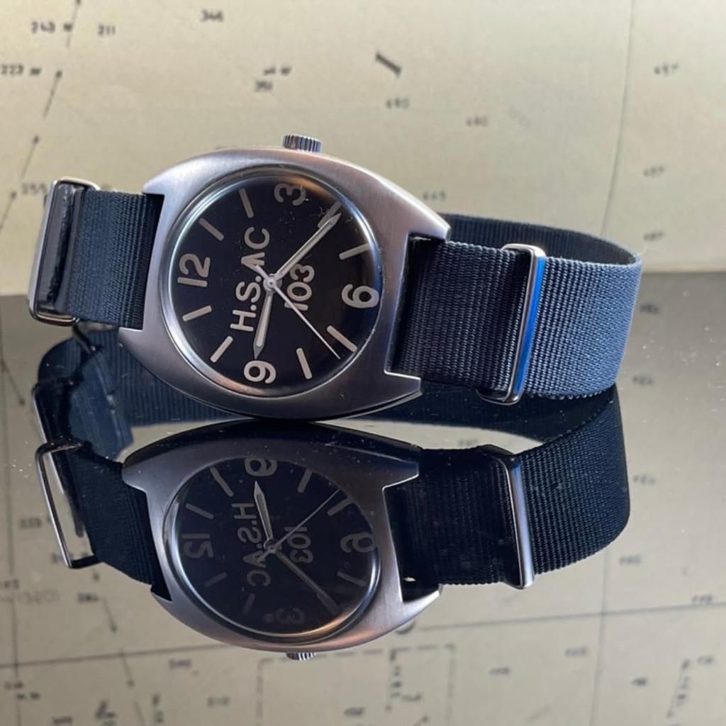 Military Watch Royal Army Grey Nylon NATO Strap M.R.M.W. W-10 H.S.