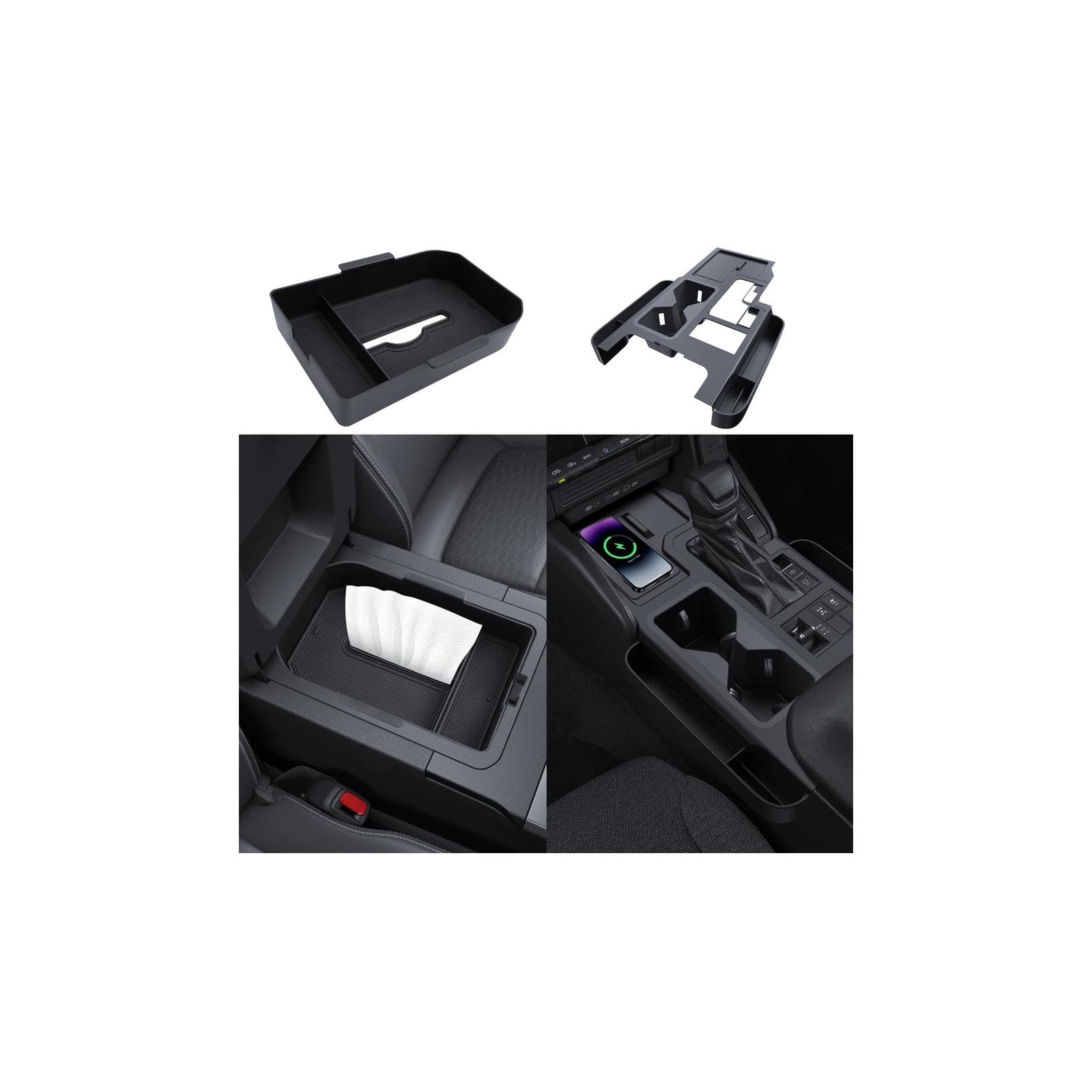 

LANTU set for Toyota Land Cruiser Console console Land Cruiser 250 console shift panel gap car storage washable small item Land Cruiser 250 June 2023 чёрный