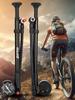 300PSI Bike Air Shock Absorber with Gauge Bike Tire Air Pump High Pressure Portable Cycling Inflator for Fork & Rear Suspension
