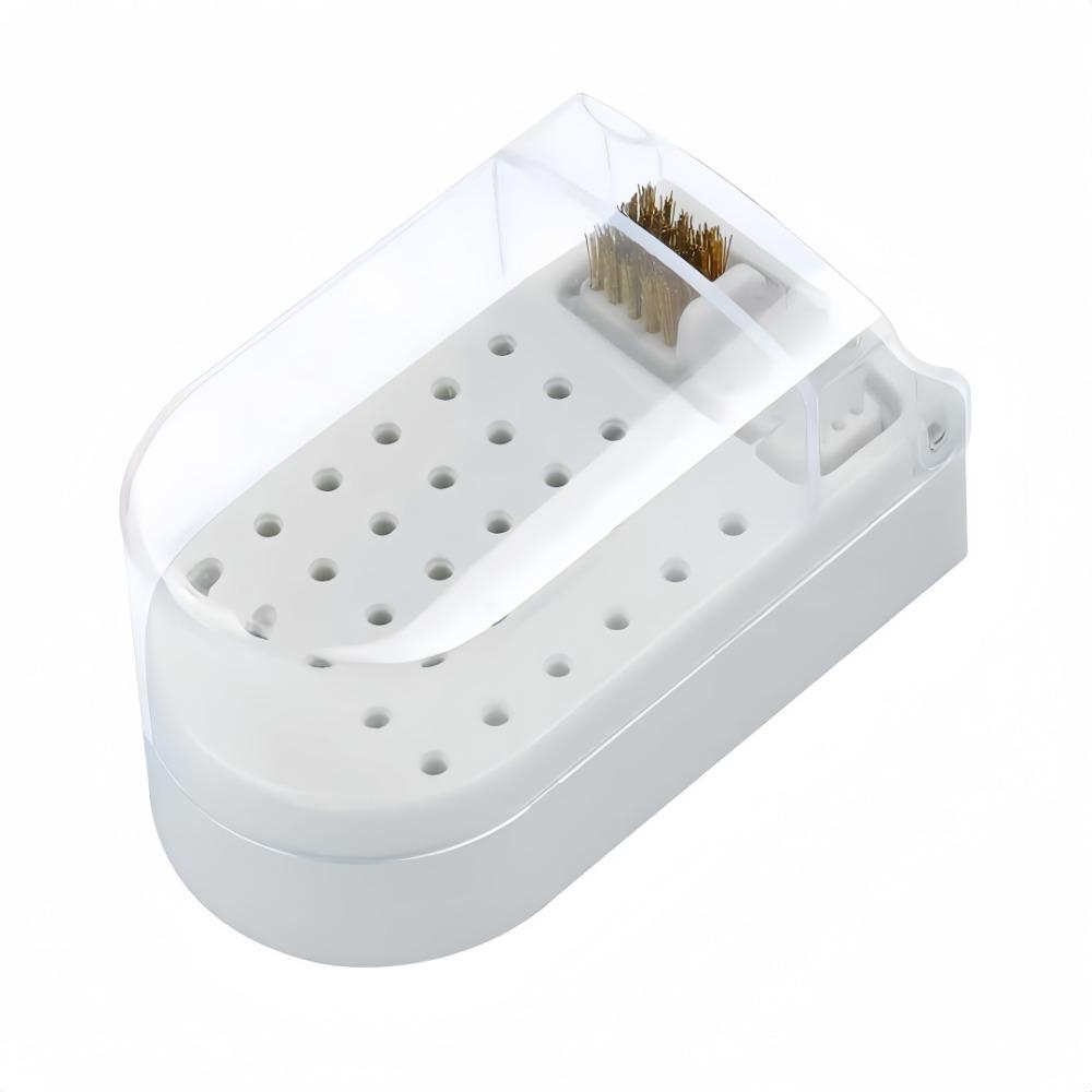Hole 30 Nail Polishing Head Storage Box Polishing Head Display Rack Drill Bit Box For Manicure Polishing Head Organize Storage