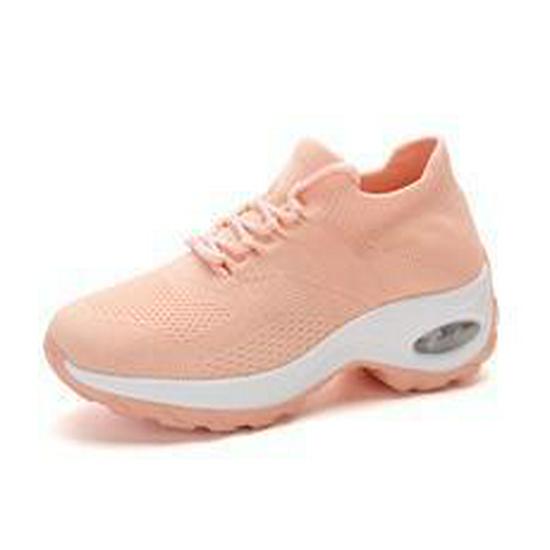 Plus Size High Elastic Fly Knit Breathable Sock Shoes - Lightweight & Fashionable Women's Spring/Autumn Casual Sports Shoes