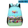 Bloques de Construcción Digitales Numberblocks Escuela Primaria y Secundaria Mochilas Escolares Mochilas Infantiles Mochilas con Estampado Digital Completo