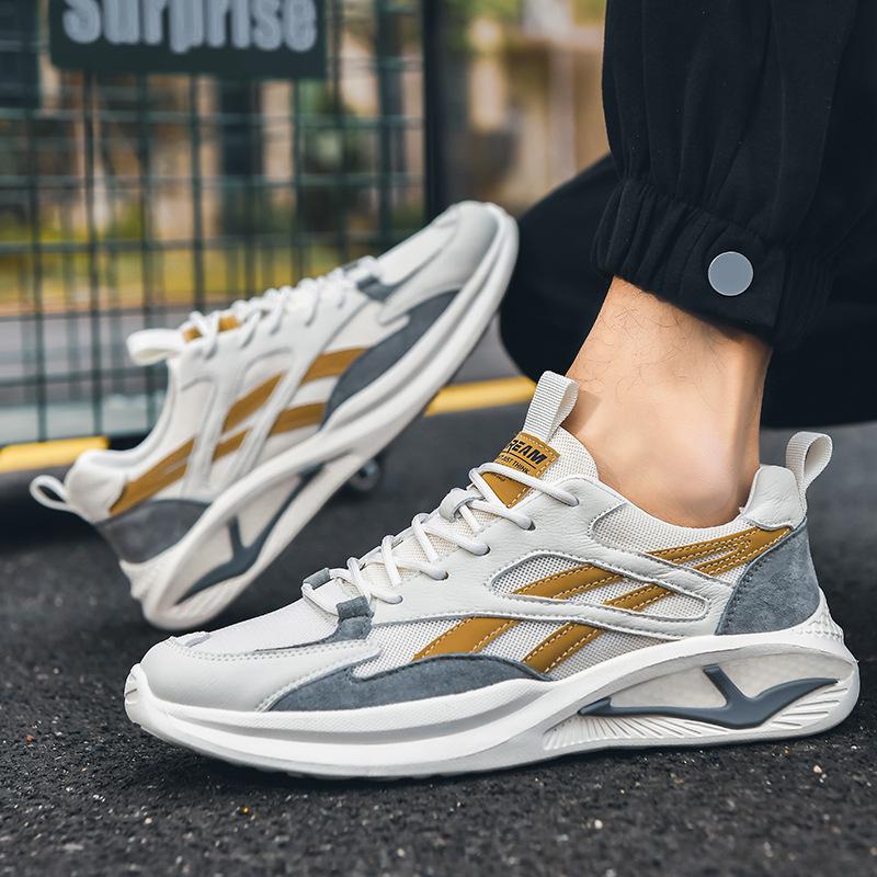 Sneakers Casual Soft-soled Running Shoes Lightweight Platform Men's Trendy Shoes