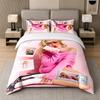 3Pcs Bed Set,Sabrina Carpenter 1 Duvet Cover and 2 Pillowcases, Printed Bedding Decor For Guest Room
