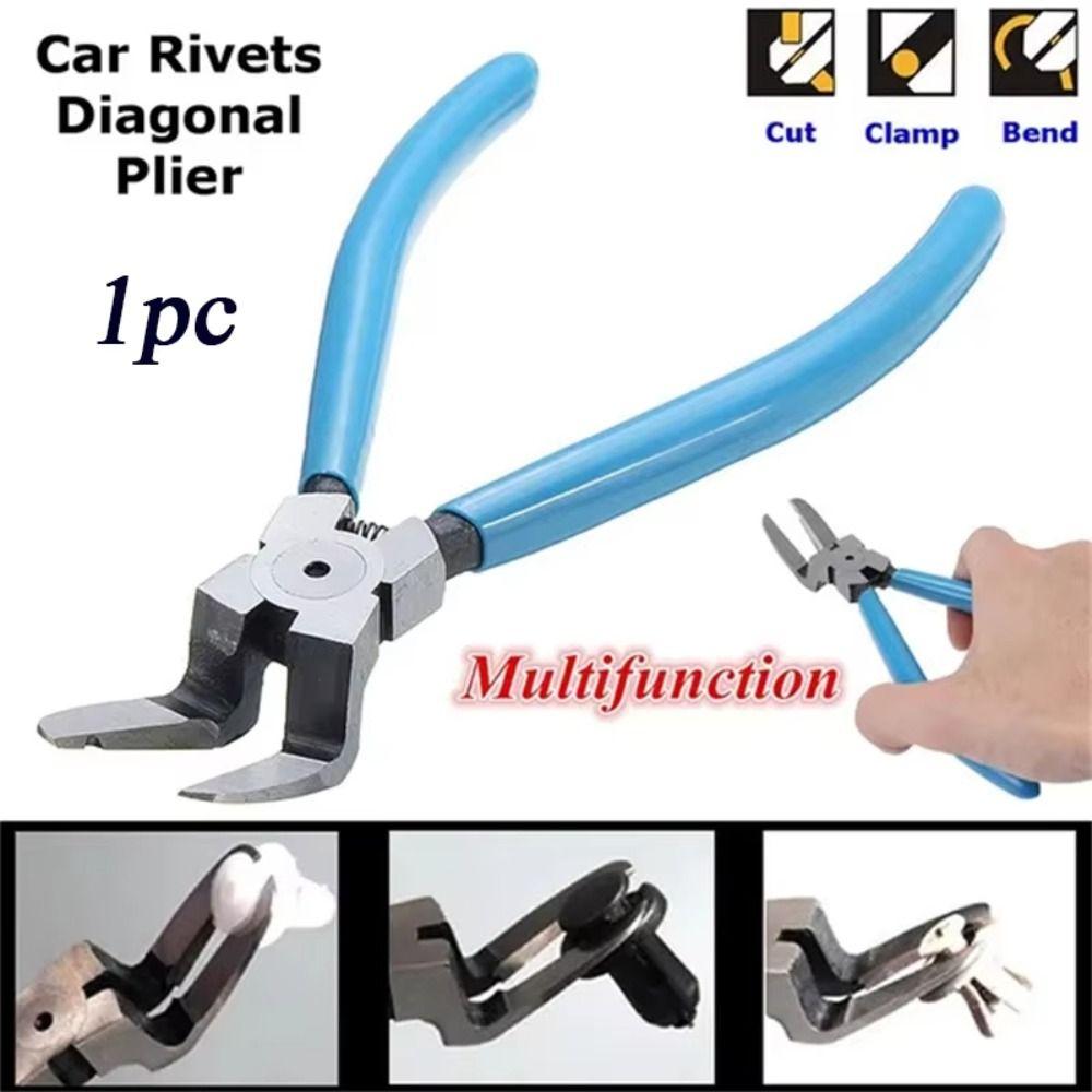 Fastener Plier Auto Trim Removal Tool Ergonomic Handle Rivets Pry Puller  Audio Dashboard Repair