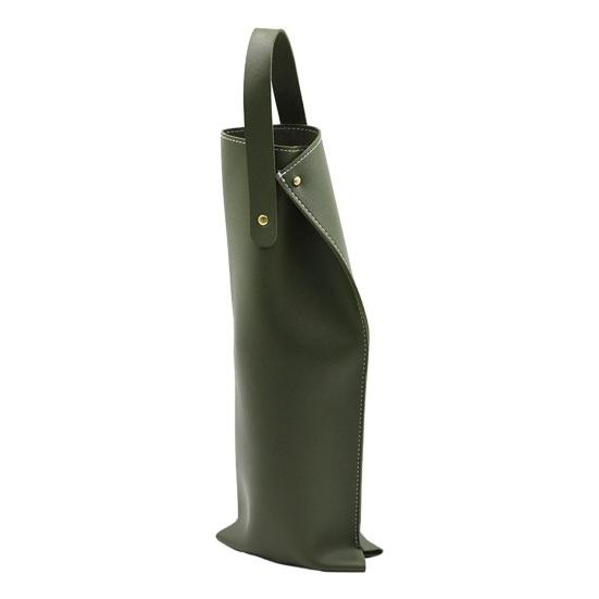 Wine Packaging Bag Fake Leather Wine Tote Carrier Stylish Wine Bottle Protective Bag with Handle for Party