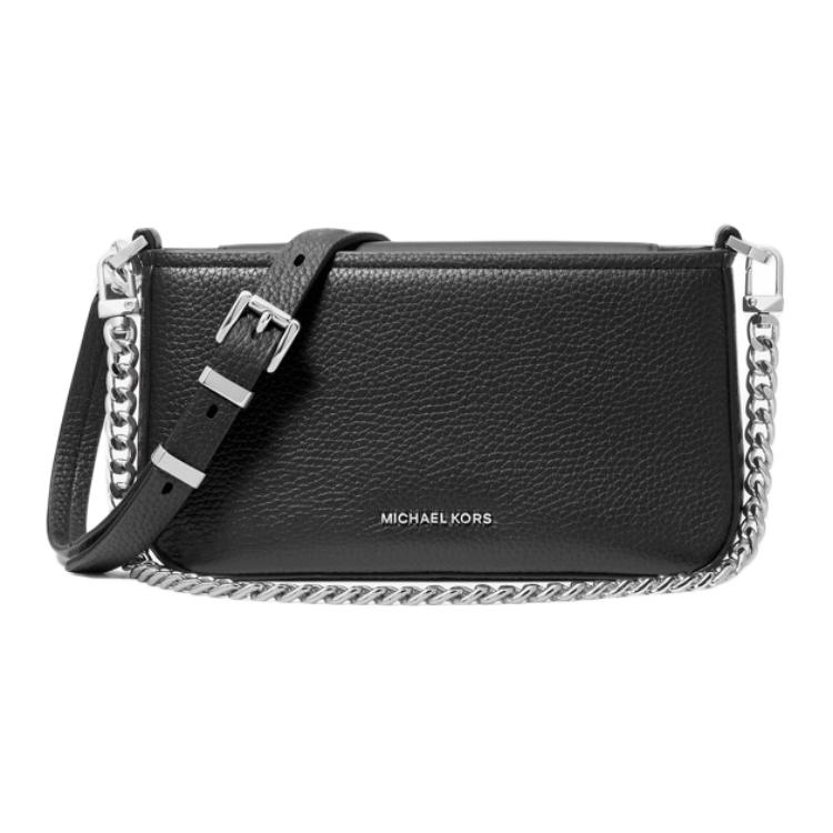 

Michael Kors MK Bryant Metal Logo Chain Shoulder Bag Women Crossbody Bag Black 32S5SYTU1L-001 Basic Set (Bag+Dust Bag)