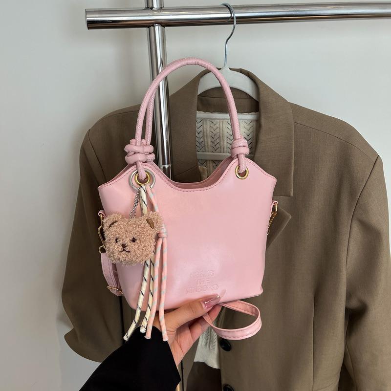 New Simple and Popular Small Bag Women's Summer Versatile Fashion Messenger Bag Casual Portable Bucket Bag