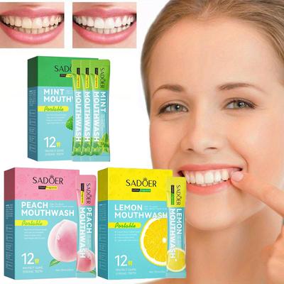 Lemon Mouthwash Fresh Oral Mouth Care Cleaning Care Disposable Mouthwash Portable