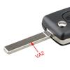 Nøkkelskall fjernkontroll Citroen C2 C3 C4 Berlingo Jumpy CE0536 2 knapper