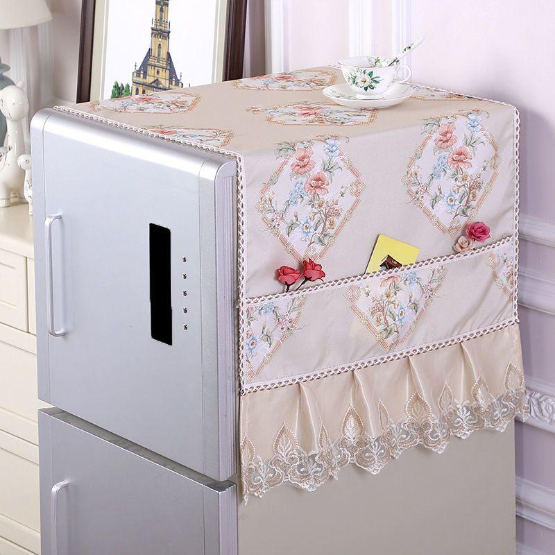 Refrigerator Single-door and Double-door Dust Cover, Refrigerator Cover Cloth, Refrigerator Towel, Washing Machine Cover, Multi-purpose Cover Cloth