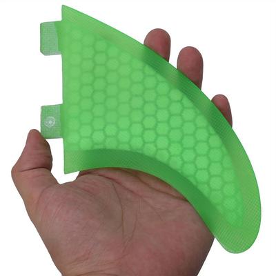Fiberglass Tri-Set Thruster Surfboard Fins for G3, G5, and G7 Surfboards, Fits Single or Double Tab Surfboards (G5)
