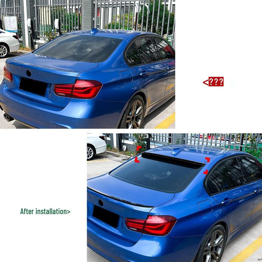 BMW 3 Series F30 Spoiler Sticker, 2013-2019 Exterior Car Mod