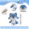 Raccoon Doll  Plush Toy Crazy Funny Doll Rag Doll Girl Sleeping Pillow Gift