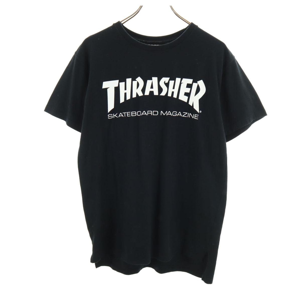 

THRASHER Short sleeve T-shirt M black Men s Used
