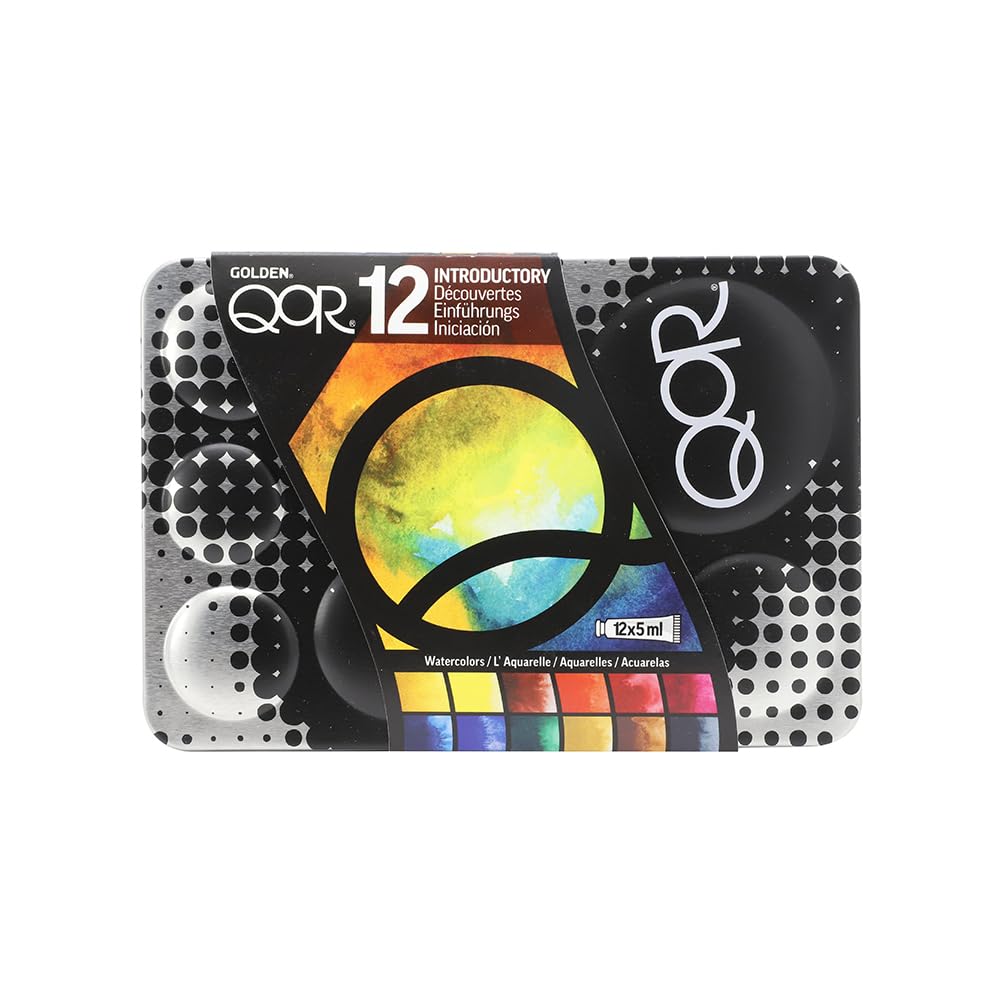 Golden QOR Watercolor 0010 5ml Introductory 12 Color Set 13300010