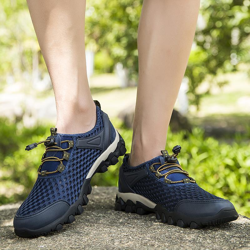 Zapatos de senderismo de moda de malla transpirable antideslizantes de verano zapatos de deportes acuáticos