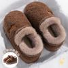 Deodorant Cotton Slippers Men's Winter Bag Heel Thick Inner Home Bottom Room Piled Thickened Warm Cotton Shoes Men