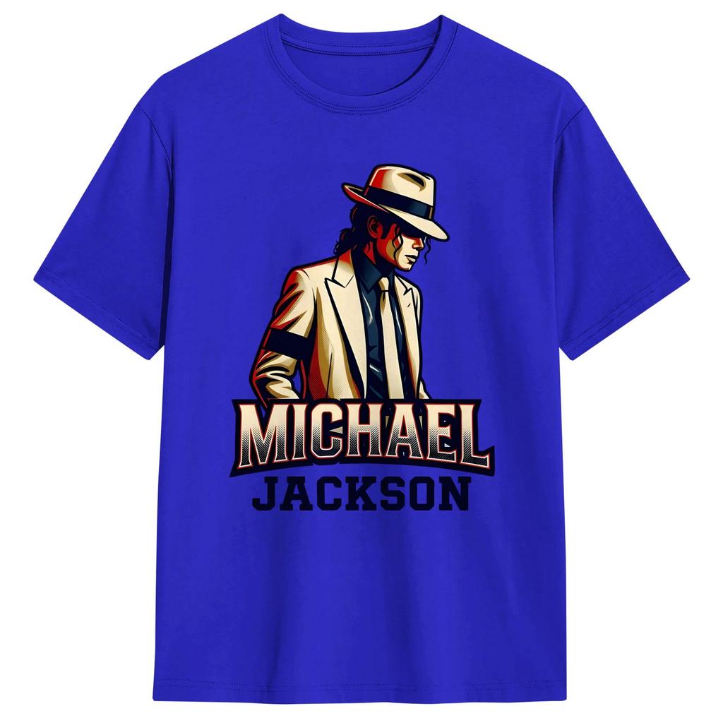 Couple T Shirt MMichael JJackson Poster TShirts Hippie Summer Tees Streetwear Cotton Tops Plus Size