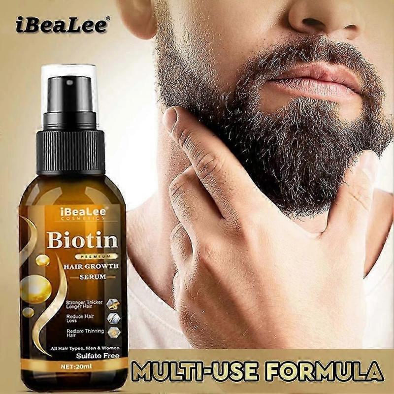 Biotin Hair Growth Spray Anti Hair Loss Fast Regrowth Scalp Treatment Serum
