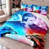 Kontra K 3Pcs Bedding Set Duvet Cover With Two Pillowcases For Bedroom Home Decoration